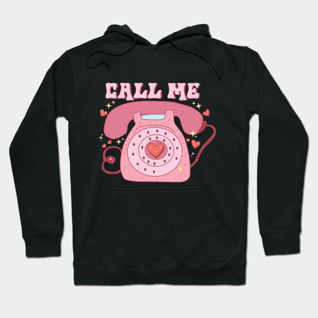 Call Me - Old Phone Hoodie by HassibDesign